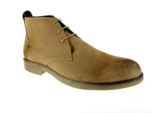 Ankle boots with surf textures-Men's M1730 Distressed Ankle Desert Casual Boots