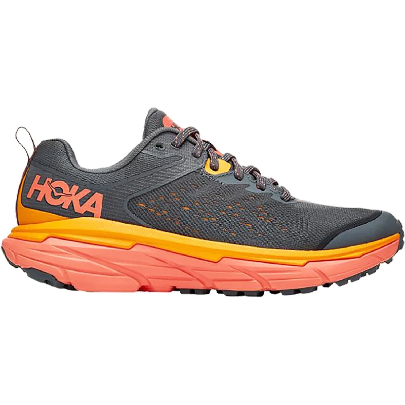 Athletic shoes with bold heels-Women's Hoka Challenger ATR 6 Castlerock/Camellia Mesh