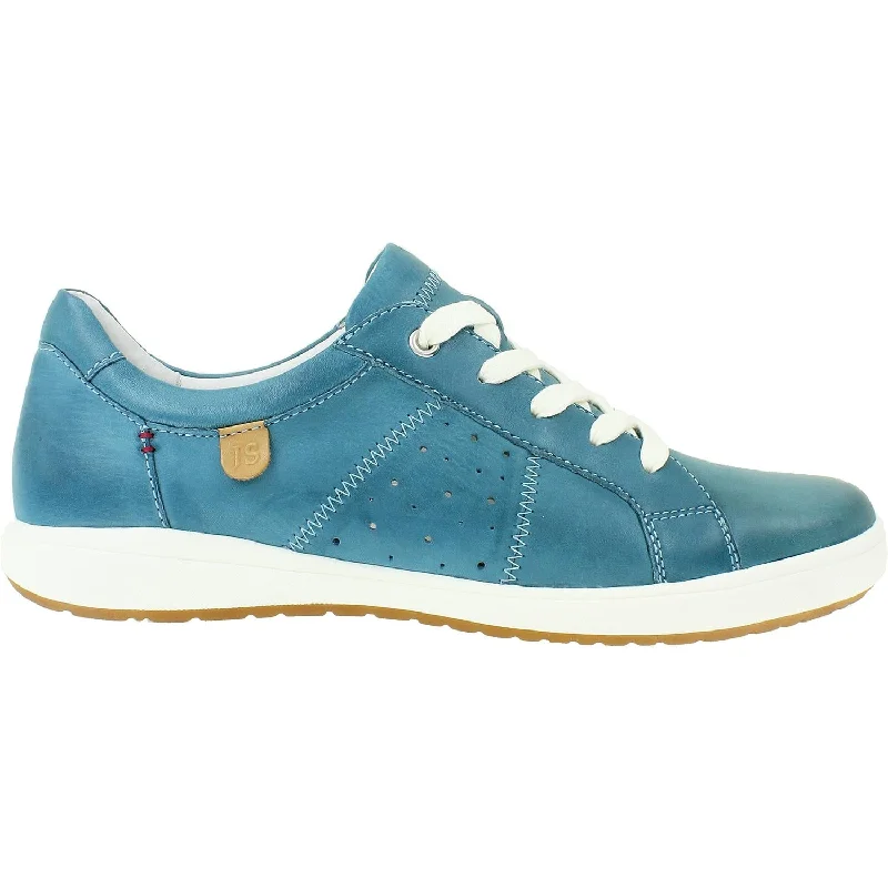 Casual shoes with durable stitching-Women's Josef Seibel Caren 01 Azur Leather