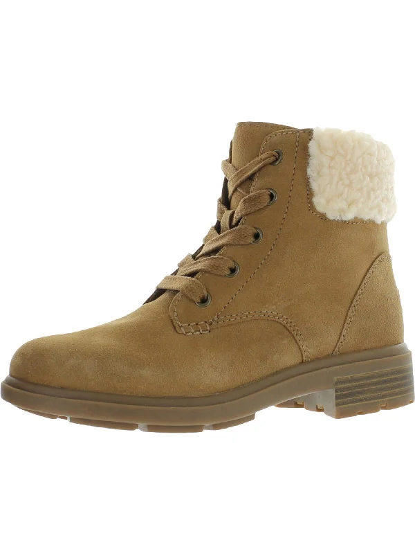 snow boots for men with warm liningHarrison Womens Suede Lined Winter & Snow Boots