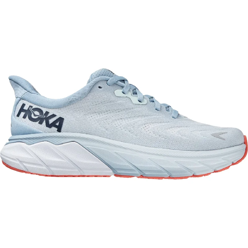 Athletic shoes with bumpy soles-Women's Hoka Arahi 6 Plein Air/Blue Fog Mesh