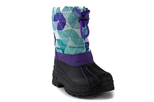 snow boots for men with velcro strapsGirls BHD-02I Toddlers Pull On Fleece Lined Winter Snow Boots