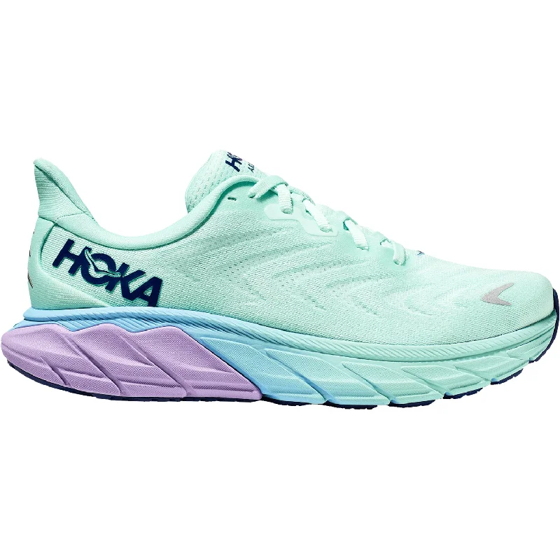 Athletic shoes for tough sprints-Women's Hoka Arahi 6 Sunlit Ocean/Lilac Mist Mesh