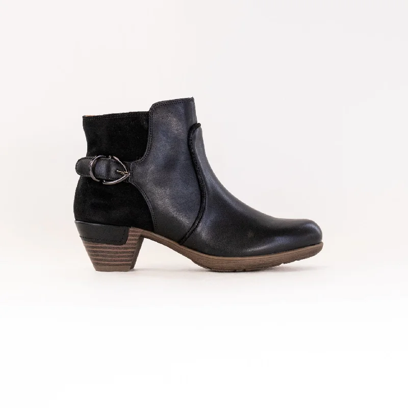 Ankle boots with gust textures-Pikolinos Rotterdam Ankle Boot (Women's) - Black