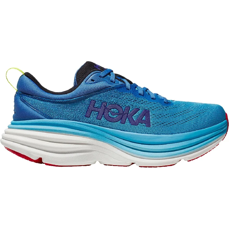 Athletic shoes with matte midsoles-Men's Hoka Bondi 8 Virtual Blue/Swim Day Mesh