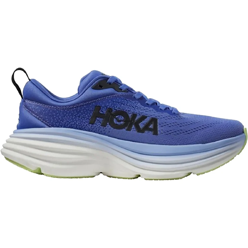 Athletic shoes for late paths-Women's Hoka Bondi 8 Stellar Blue/Cosmos Mesh