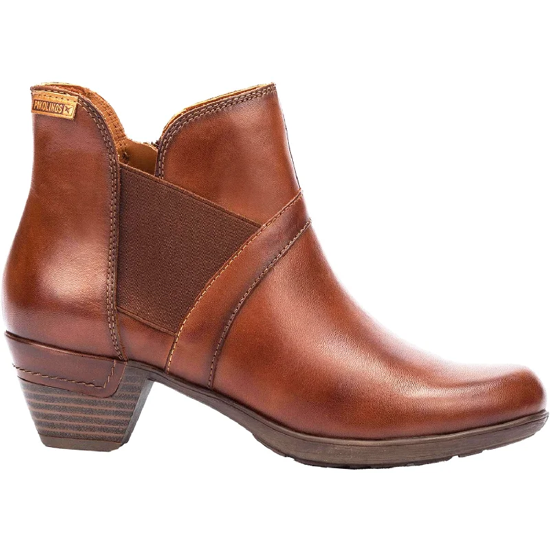 Stylish Booties for men with distressed leather look-Women's Pikolinos Rotterdam 902-8932 Cuero Leather