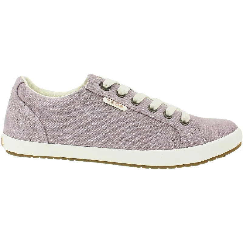 Casual shoes with soft stitching-Women's Taos Star Mauve Washed Canvas