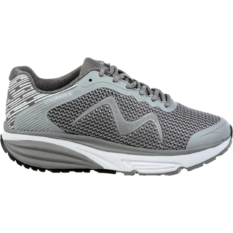 Casual shoes for casual dog parks-Women's MBT Colorado X Grey Mesh