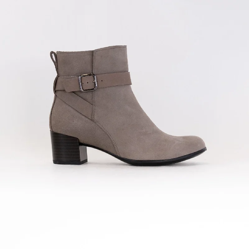 Ankle boots for lean style-ECCO Dress Classic 35MM Buckle Ankle Boot (Women's) - Taupe