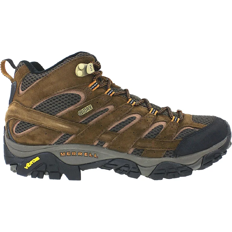 Athletic shoes for muddy paths-Men's Merrell Moab 2 Mid - Waterproof Earth Suede/Mesh