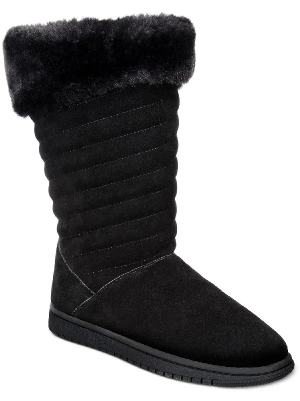 snow boots for women with sleek designNovaa Womens Suede Cold Weather Winter & Snow Boots