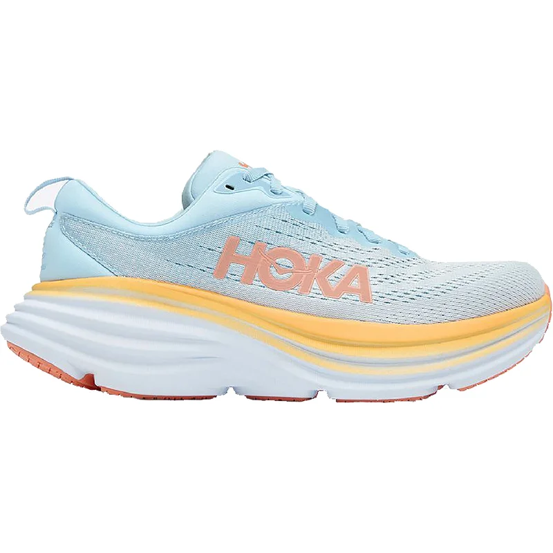 Athletic shoes for icy paths-Women's Hoka Bondi 8 Summer Song/Country Air Mesh