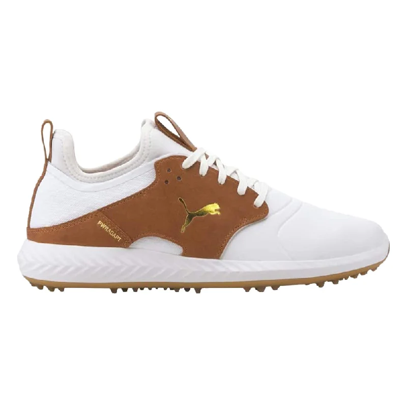 White/Leather Brown/Team Gold