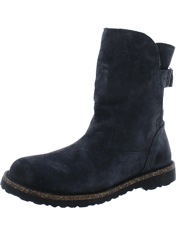 snow boots for menUppsala Womens Suede Shearling Lined Winter & Snow Boots