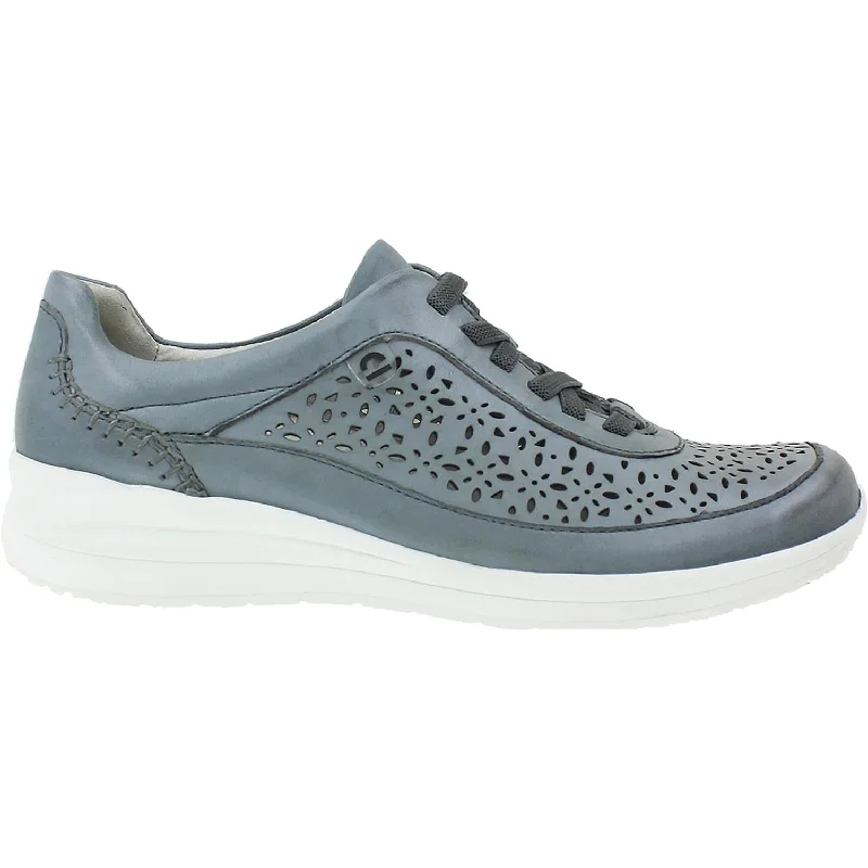 Casual shoes for casual coastal walks-Women's Earth Viva Light Blue Leather