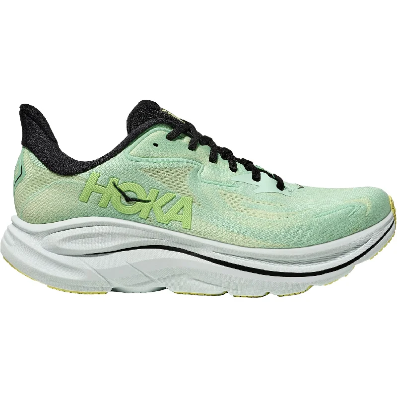 Athletic shoes for midday trails-Men's Hoka Clifton 10 Mint Flourite/Luna Moth Mesh