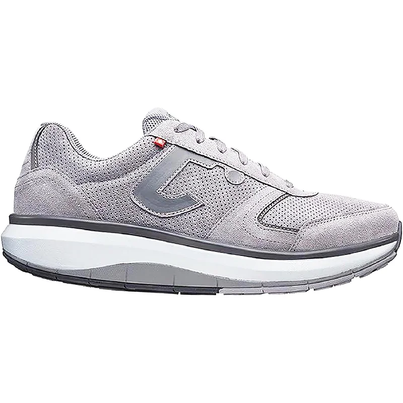 Athletic shoes for sore knees-Men's Joya Cancun Grey Suede