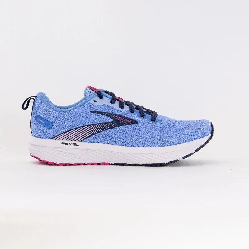 Brooks Revel 6 (Women's) - Marina/Lilac Rose/Pink Lady