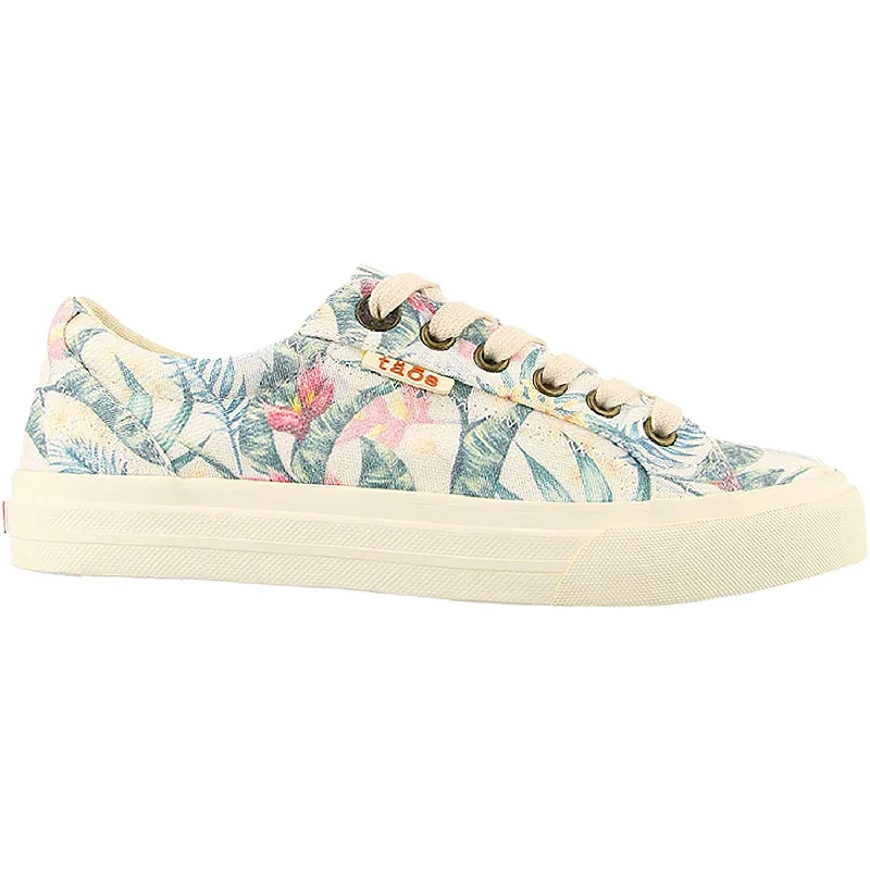 Casual shoes for casual glamping-Women's Taos Plim Soul Natural Tropical Canvas