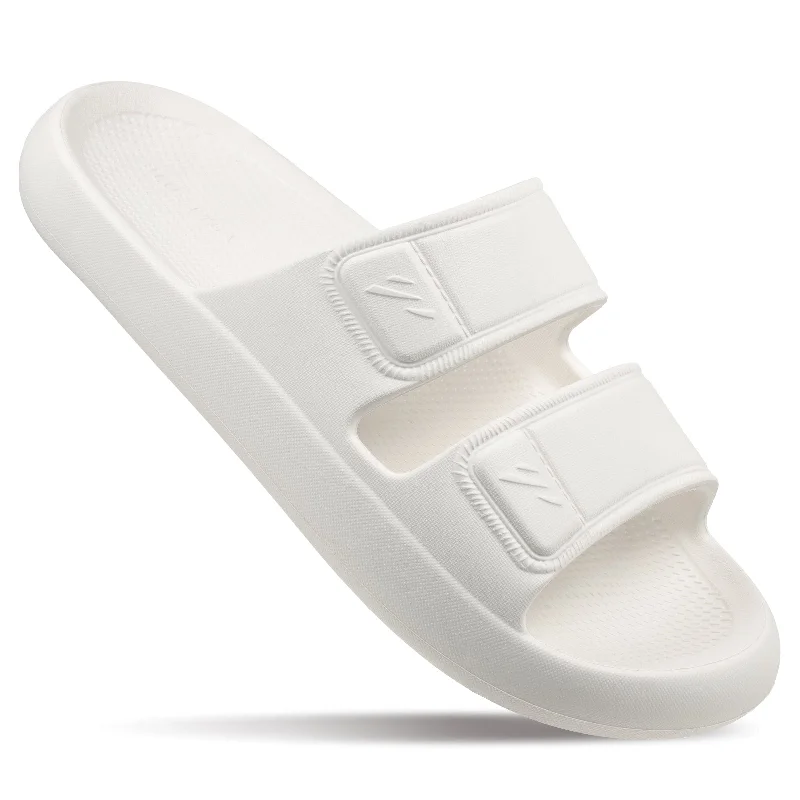 sandals with comfortable footbed for casual wear-Walkaroo Men Casual Flip-Flop  - WC4823 White