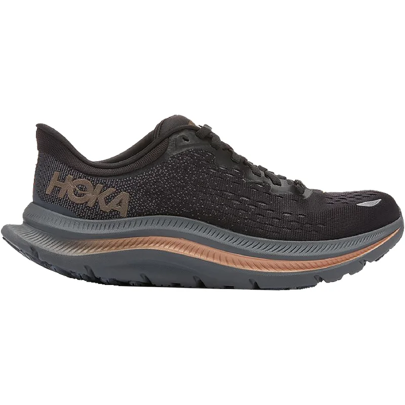 Athletic shoes with high soles-Women's Hoka Kawana Black/Copper Mesh