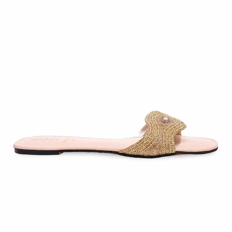 Slippers for foot cozinessGolden Fancy Slipper FN7798