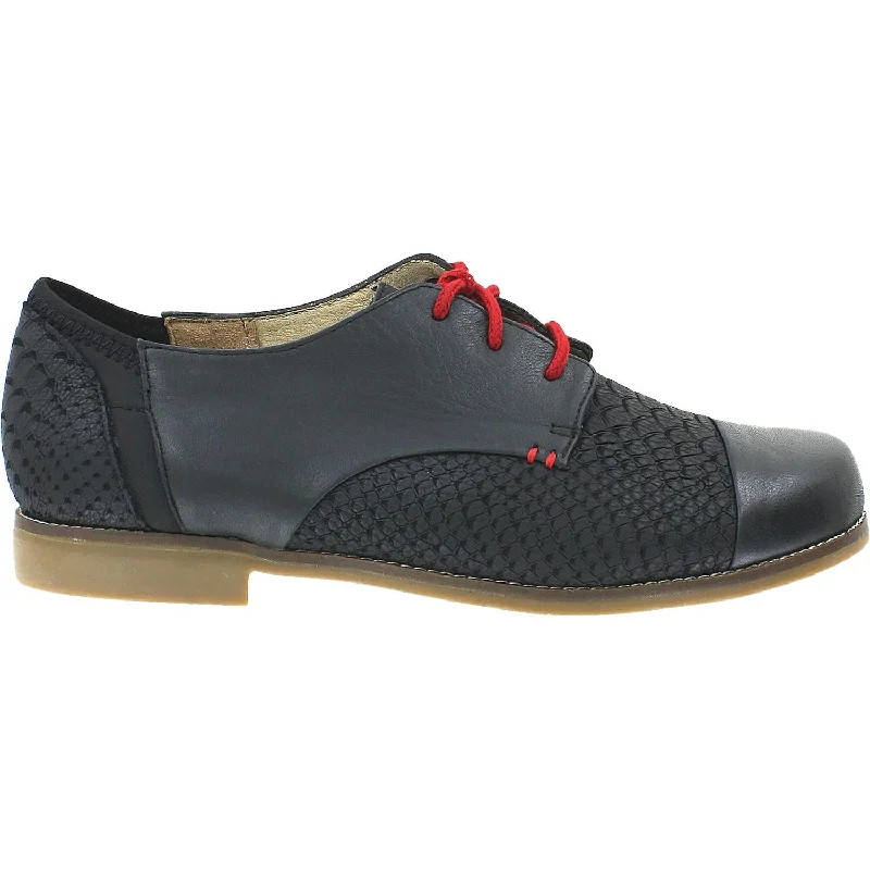 Casual shoes for casual stargazing-Women's Ziera Libra Black Snake Leather