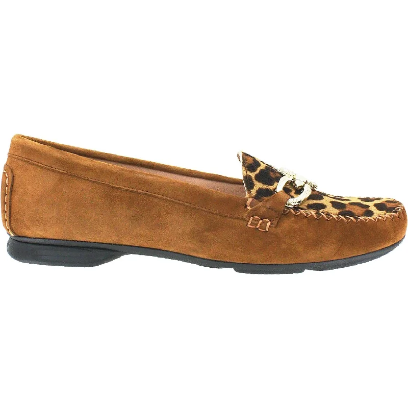 Women's Sabrinas Moon 89012 Brown/Leopard Suede