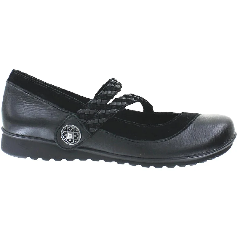 Casual shoes for casual tailgates-Women's Aetrex Ada Black Leather