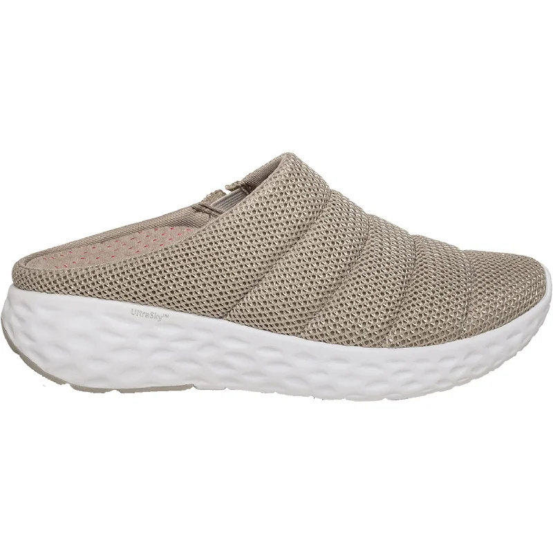 Athletic shoes for sunrise paths-Women's Aetrex Harley Taupe Mesh