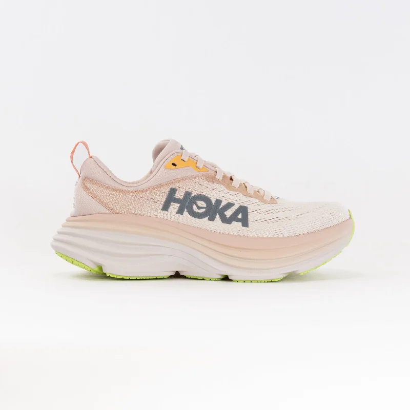 Hoka Bondi 8 Wide (Women's) - Cream/Vanilla