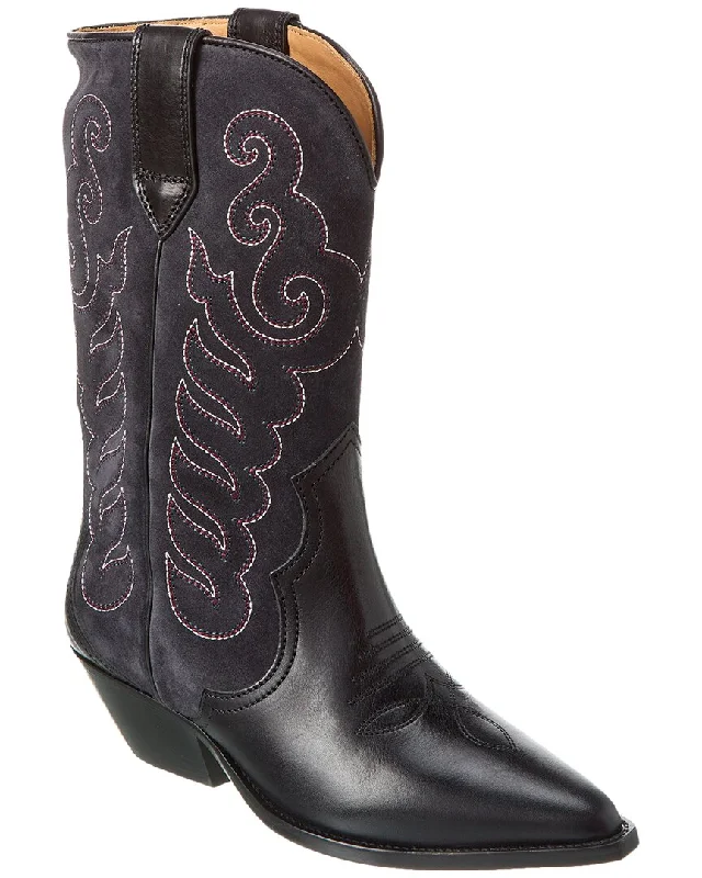 Cowboy boots for cowboy cattle styleIsabel Marant Duerto Leather & Suede Cowboy Boot