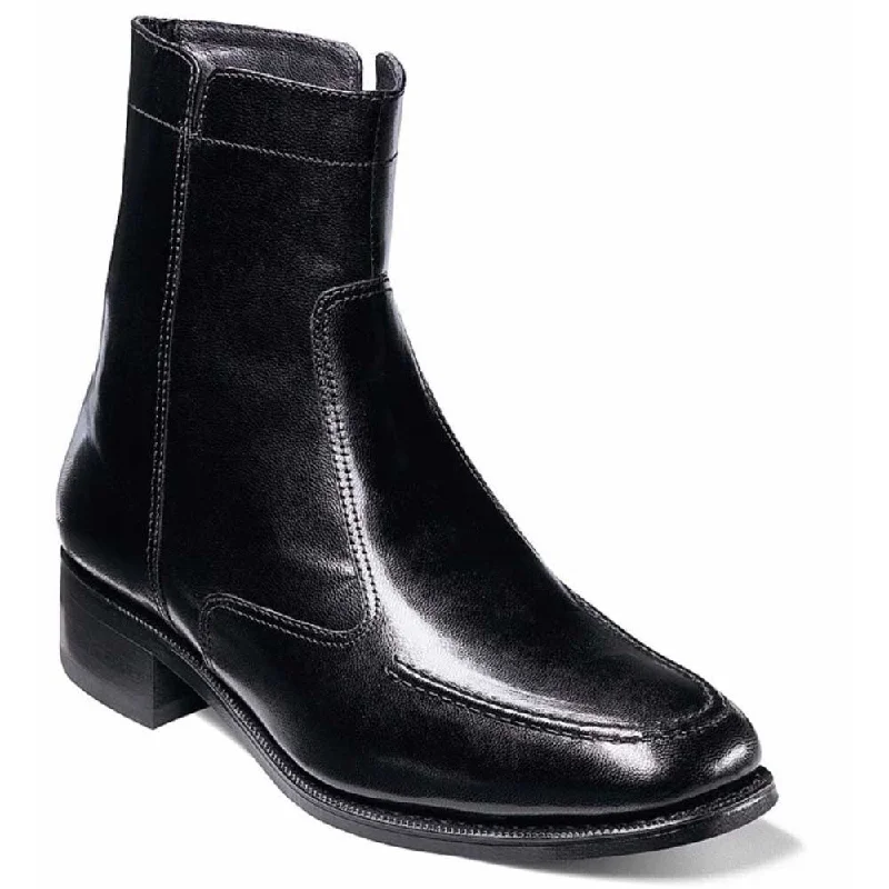 Ankle boots for wild vibes-Florsheim Essex Black Leather Ankle Boot