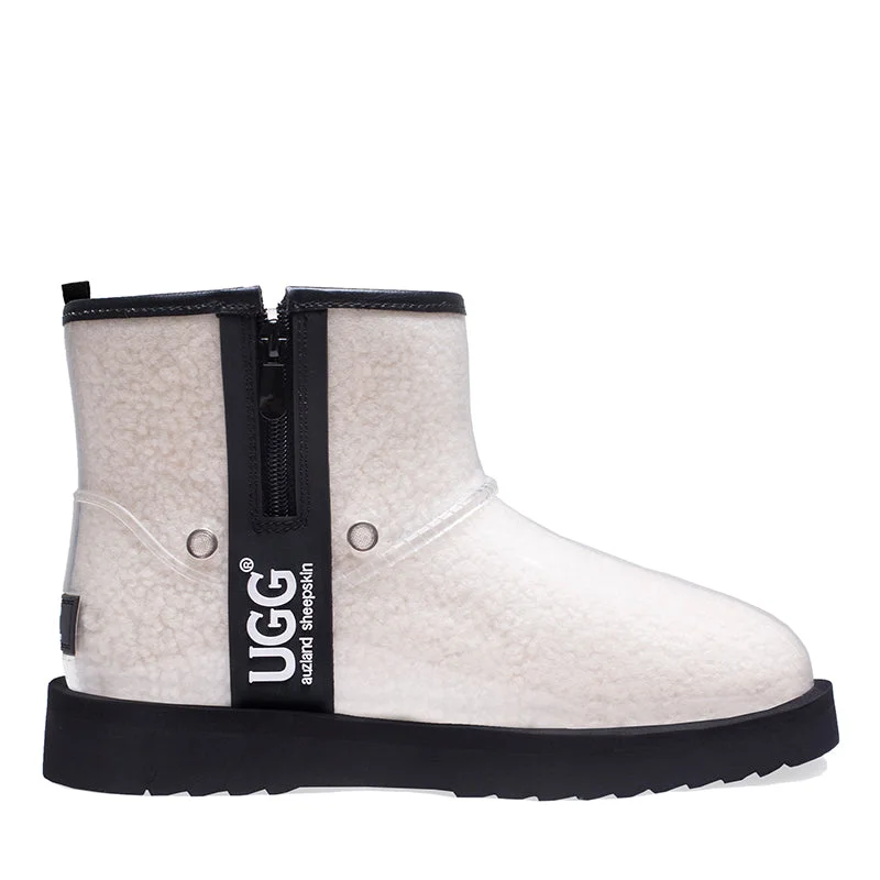 Ankle boots with ankle padding-UGG Premium Waterproof Ankle Zip Boots