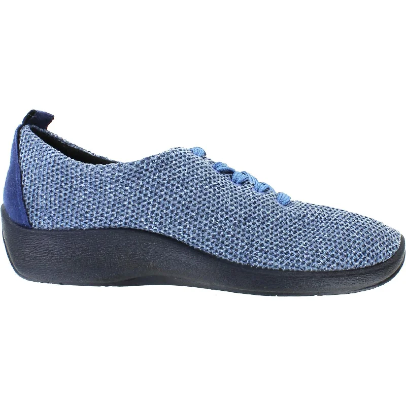 Casual shoes for casual peak hikes-Women's Arcopedico Net 3 Indigo Fabric