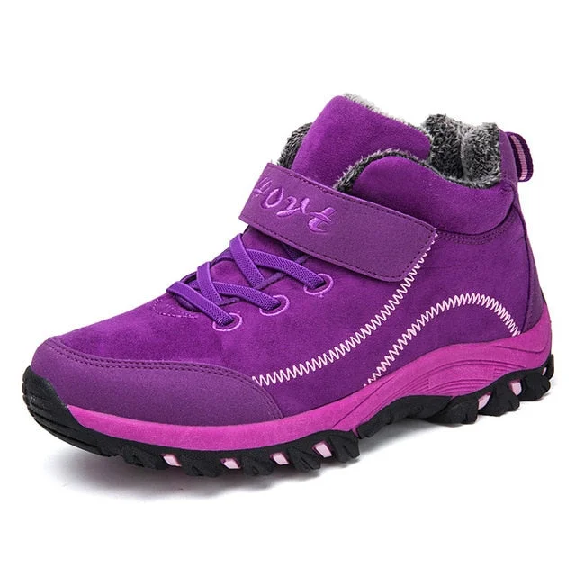 Ankle boots for eco-style-GRW Orthopedic Ankle Boot For Women Comfortable Warm WaterProof Non-Slip Boots