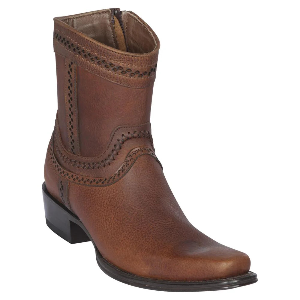 Cowboy boots for western corral styleLos Altos 76B9940 Men's Walnut Genuine European Square Toe Cowboy Boots