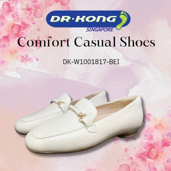 DR.KONG WOMEN COMFORT FLAT SHOES DK-W1001817-BEI(RP : $189)