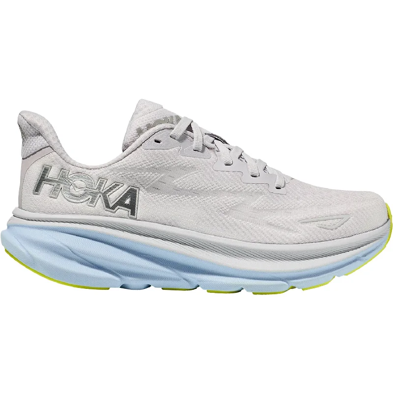 Athletic shoes with shiny midsoles-Women's Hoka Clifton 9 Nimbus Cloud/Ice Water Mesh