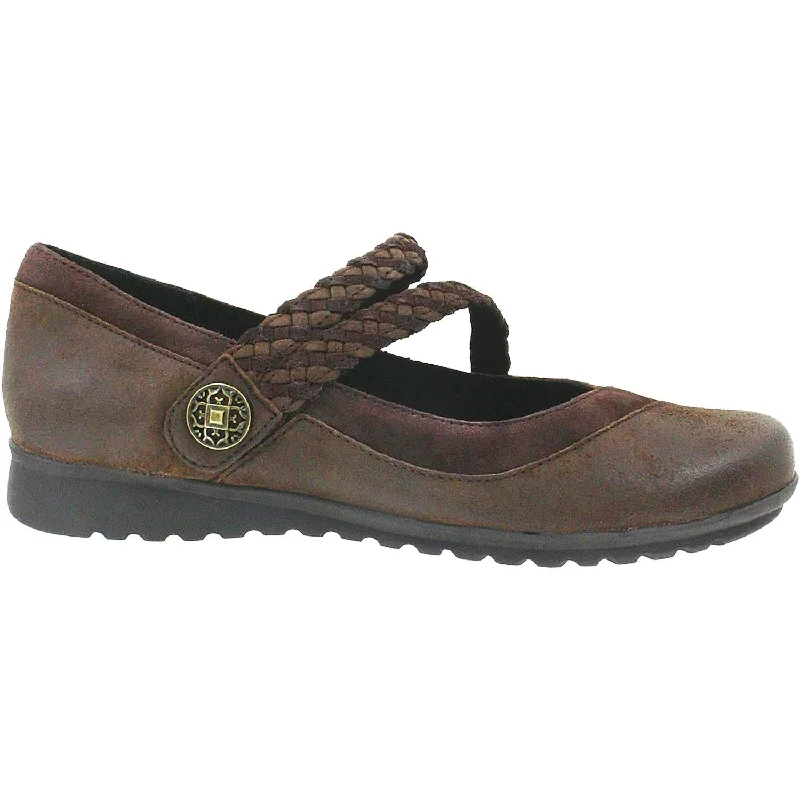 Casual shoes with cushioned soles-Women's Aetrex Ada Chocolate Leather