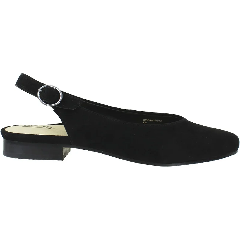 Women's Earth Ursula Black Silky Suede