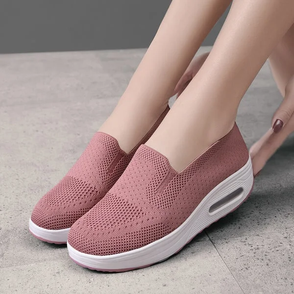 Everyday Comfort Shoes - Breathable Women Walking Shoes Slip on