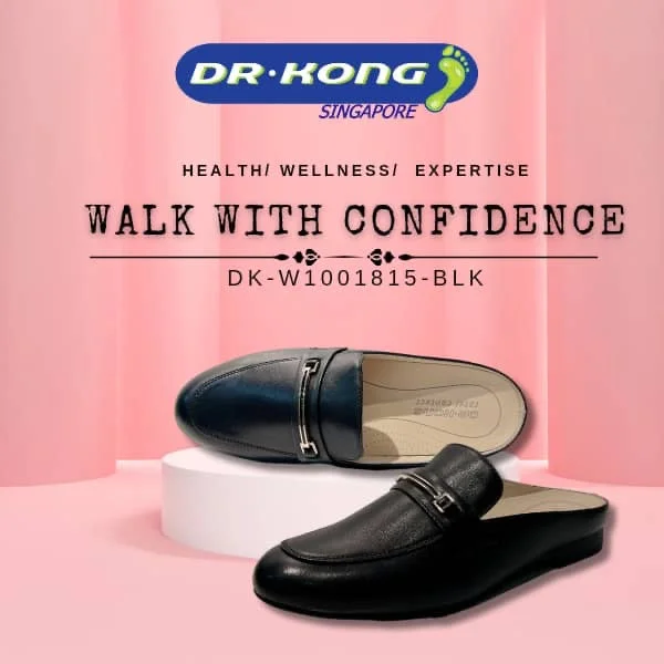 DR.KONG WOMEN COMFORT FLAT SHOES DK-W1001815-BLK(RP : $179)