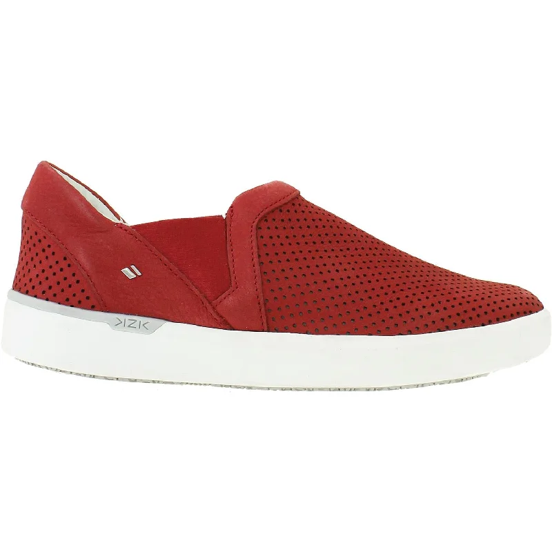 Casual shoes for casual kayaking trips-Women's KIZIK Vienna Red Matte Nubuck