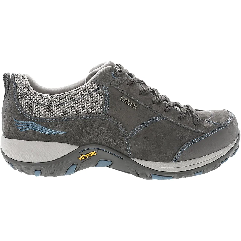 Women's Dansko Paisley - Waterproof Grey/Blue Suede