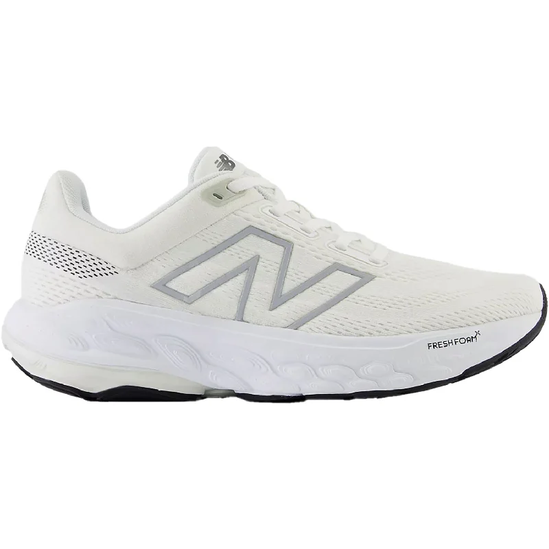 Athletic shoes for muddy trails-Women's New Balance Fresh Foam X W860C14 White/Sea Salt/Black Mesh