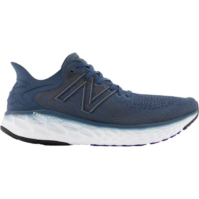 Athletic shoes for snowy jogs-Men's New Balance Fresh Foam M1080F11 Deep Ocean Grey Synthetic/Mesh