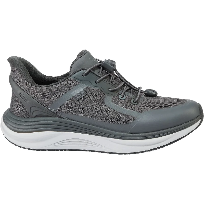 Athletic shoes for morning paths-Men's Kizik London Castlerock Mesh