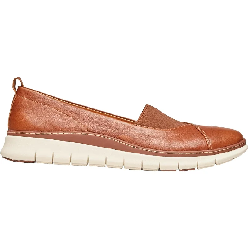 Casual shoes with breathable stitching-Women's Vionic Linden Mocha Leather